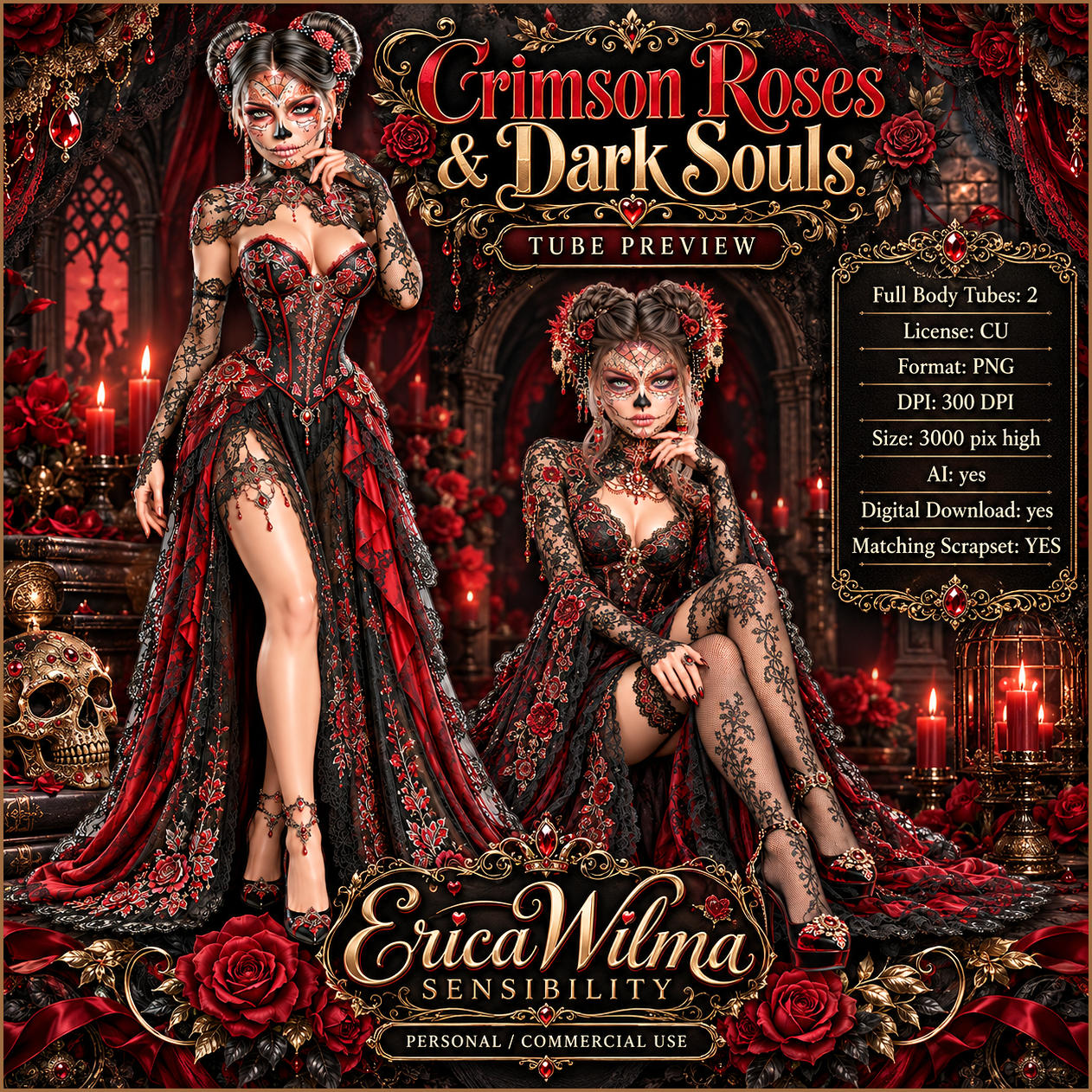 (image for) EW Crimson Roses and Dark Souls - tubeset 2026